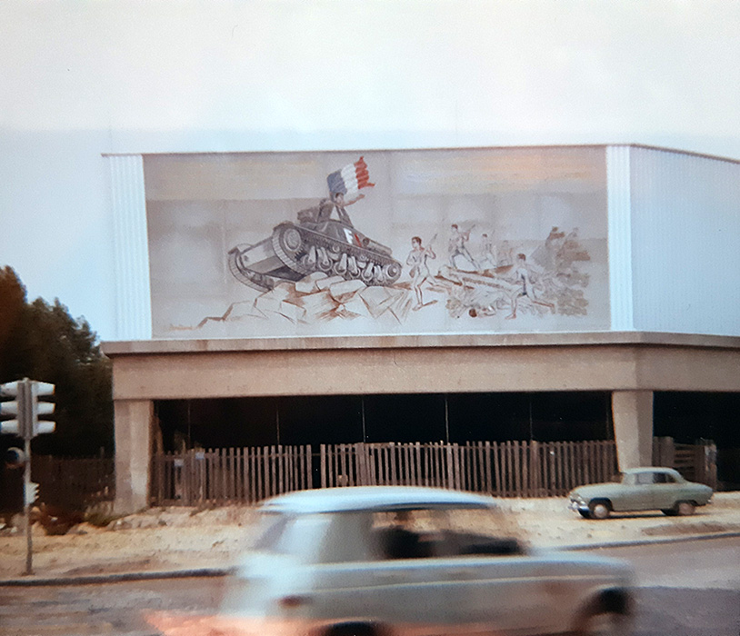 Vue du "Barrage" en 1968