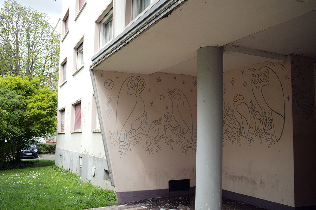 André Perrot. Les hiboux.