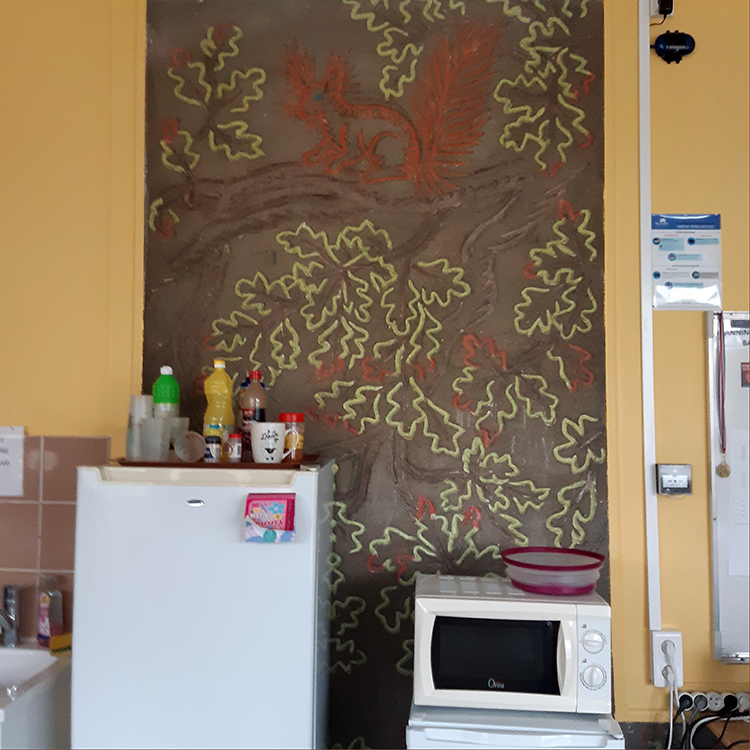 Manque de place pour l'écureuil