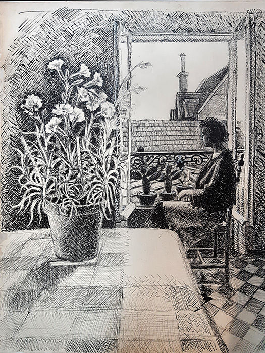 Ernestine, mère de l'artiste, Asnières