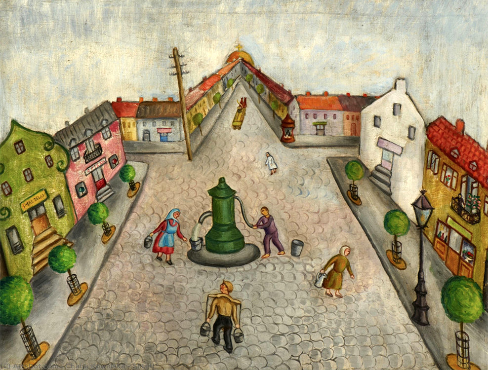 Chana Kowalska. Shtetel 1934 (Ben Uri Gallery Museum, Londres).